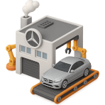 ¿Dónde se fabrican automóviles en grandes cantidades?